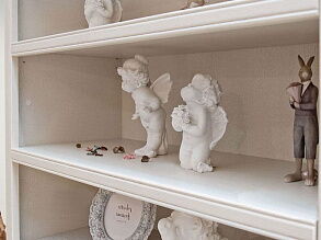 Шкаф-стеллаж «Оскар» ММ-210-04, белая эмаль от магазина Мебельный дом