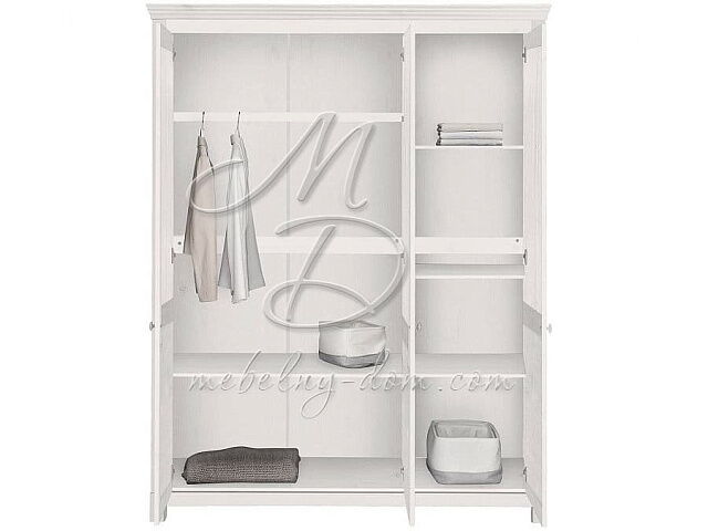 Шкаф для одежды Рауна 30, белый воск УКВ. Фото 2
