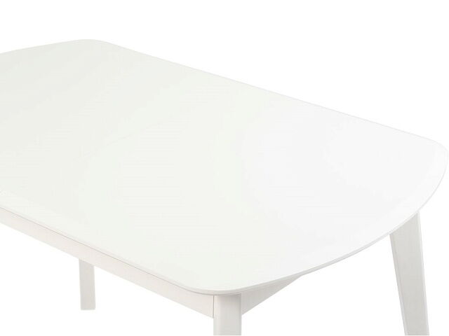 Обеденная группа (стол ПГ-01, массив Диагональ 1/5+4 кресла Дэгни, Сливовый), опоры белые. Фото 6