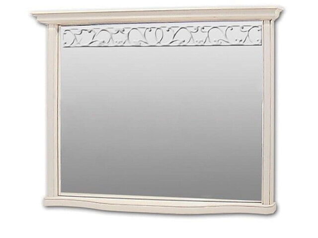 Зеркало настенное «Оскар» ММ-210-28, белая эмаль. Фото 1