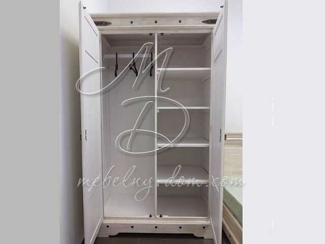 Шкаф для одежды «Викинг 02», браш. Фото 2