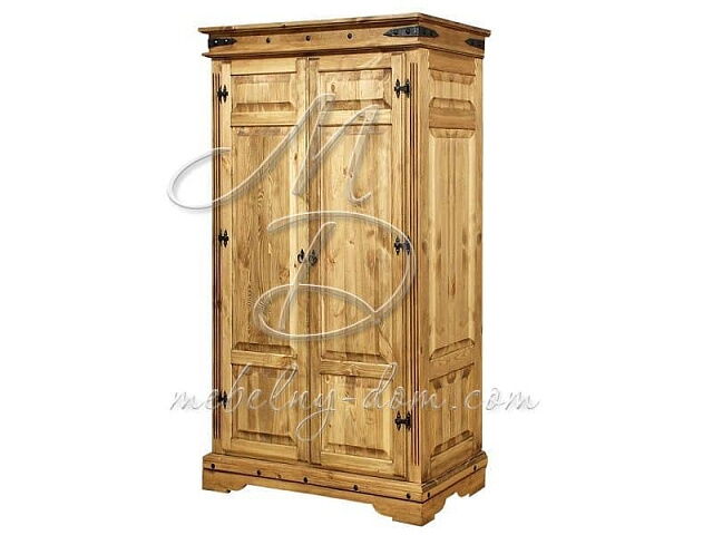 Шкаф для одежды «Викинг 02», сосна вощеная. Фото 1