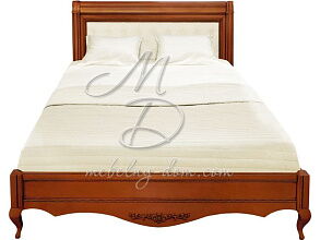Кровать с мягким изголовьем Неаполь 160 Т-520, янтарь от магазина Мебельный дом