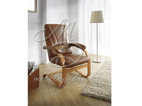 Кожаное кресло Pop от магазина Мебельный дом
