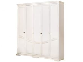 Шкаф для одежды «Лика» ММ 137-01/05Б, белая эмаль от магазина Мебельный дом