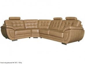 Кожаный диван «Редфорд 1» (3MR901L) от магазина Мебельный дом
