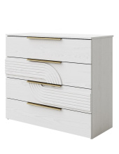 Комод «Монтиз» 4я КМК 1003.3, белый/ясень текстурный от магазина Мебельный дом