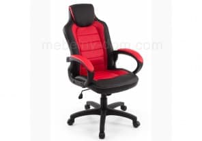 Офисное кресло Kadis темно-красное / черное от магазина Мебельный дом