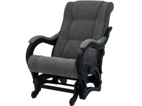 Кресло-глайдер, Модель 78 Венге, Verona Antrazite Grey от магазина Мебельный дом