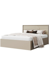 Кровать «Монтиз» 1РМ с п/м КМК 1003.22 160x200см, персидский жемчуг/шадэ песочный от магазина Мебельный дом