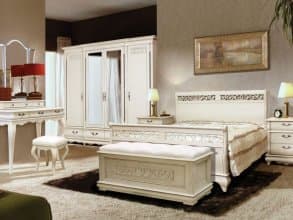 Спальня «Оскар», белая эмаль от магазина Мебельный Дом