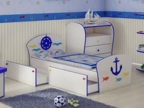 Кровать Орматек Соната Kids Плюс (для мальчиков) от магазина Мебельный дом