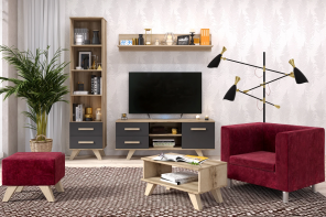 Вега Скандинавия Кураж Гостиная Вега Скандинавия (комплект 5) от магазина Мебельный дом