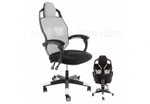 Компьютерное кресло Knight черное / серое от магазина Мебельный дом