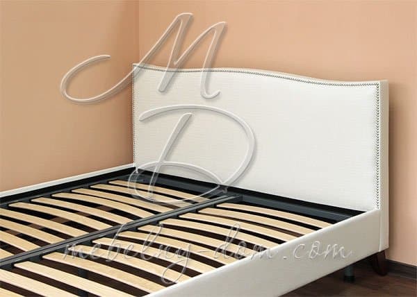 Кровать из малайзии «MUSHKA», жемчужная. Фото 4