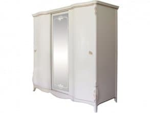 Шкаф-купе для одежды «Трио» ММ-277-01/03Р, белая эмаль от магазина Мебельный дом