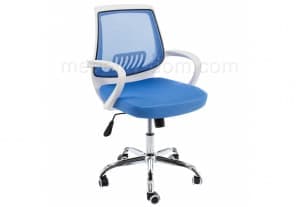 Компьютерное кресло Ergoplus белое / голубое от магазина Мебельный дом
