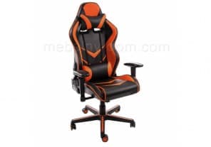 Компьютерное кресло Racer черное / оранжевое от магазина Мебельный дом