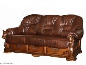 Кожаный диван «Фаворит» (3м) от магазина Мебельный дом