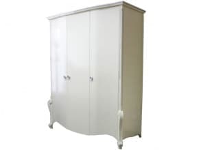 Шкаф для одежды «Луиза» ММ 227-01/03Б, белая эмаль от магазина Мебельный дом