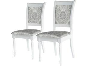 Комплект стульев «Ника» 2шт, Bristol 03, Белый от магазина Мебельный дом
