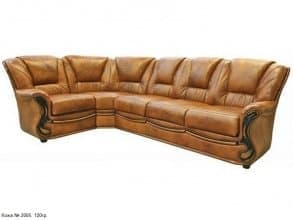 Кожаный диван «Изабель 2» (3MR901L) от магазина Мебельный дом
