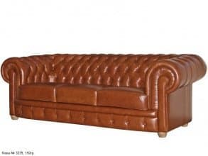 Кожаный диван «Честерфилд» (3м) от магазина Мебельный дом