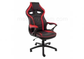 Офисное кресло Monza черное / красное от магазина Мебельный дом