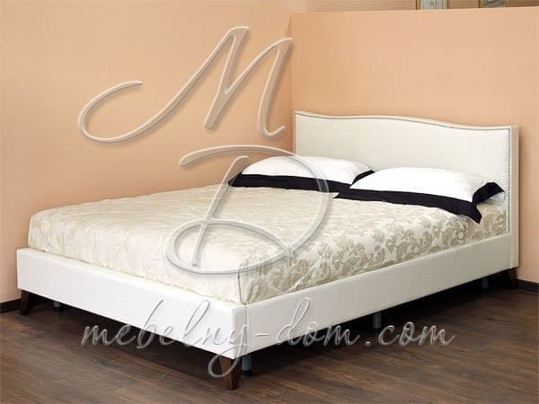 Кровать из малайзии «MUSHKA», жемчужная. Фото 2