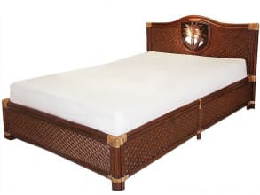 Кровать из ротанга Andrea Palm 160x200 от магазина Мебельный дом