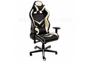 Компьютерное кресло Racer черное / бежевое от магазина Мебельный дом