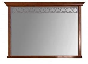 Зеркало настенное «Оскар» ММ-210-28, орех от магазина Мебельный дом