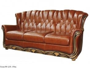 Кожаный диван «Европа» (3м) от магазина Мебельный дом