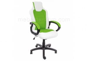 Компьютерное кресло Kadis светло-зеленое / белое от магазина Мебельный дом