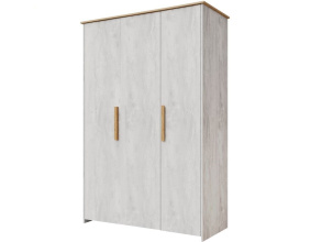 Шкаф «Скандинавия 3Д» КМК 0905.7, бетон пайн светлый/ дуб наварра от магазина Мебельный дом