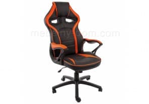 Офисное кресло Monza черное / оранжевое от магазина Мебельный дом