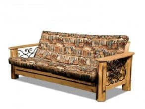 Прямой диван «Викинг 02», сосна вощеная от магазина Мебельный дом