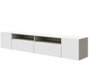 Тумба «Женева 2Д"Я» КМК 0889.2, Белая/ Белый глянец от магазина Мебельный дом