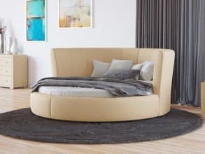 Кожаная кровать Орматек Luna от магазина Мебельный дом