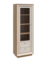 Шкаф с витриной «Прато», вяз/газания матовый от магазина Мебельный дом