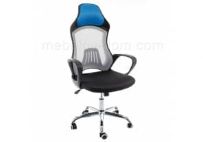 Компьютерное кресло Atlant белое / черное / голубое от магазина Мебельный дом