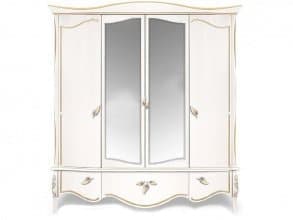 Шкаф для одежды «Трио» ММ-277-01/04, белая эмаль от магазина Мебельный дом