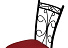 Обеденная группа (Стол Бремор и 4 стула Неаполь), Экотек красный. Фото 7