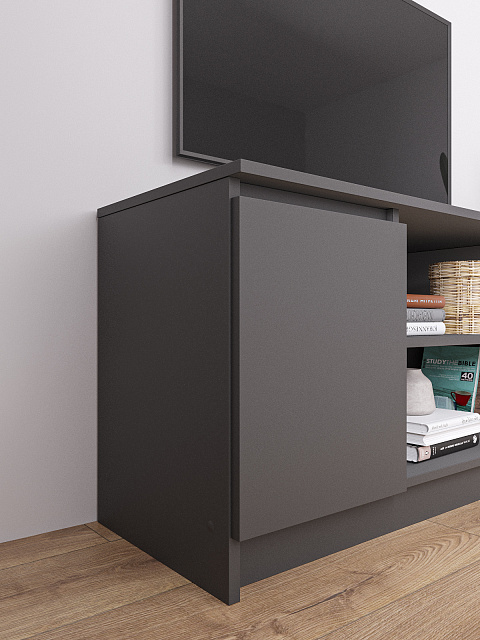 Тумба Мори ТВ МТВ 1200.1, Графит. Фото 5