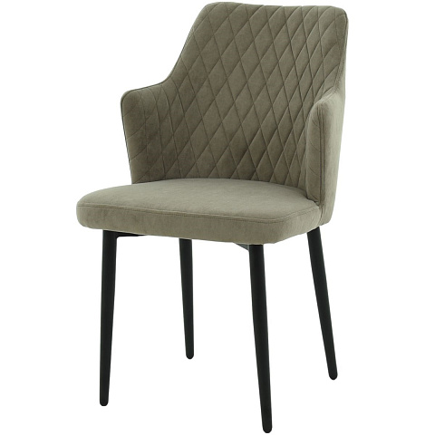 Стул «Курт», велюр Бренди мансун, каркас черный. Фото 1