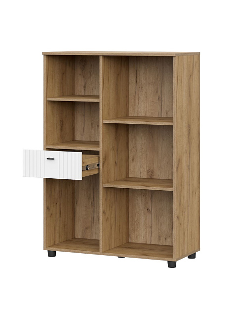 Комод «Милан», дуб золотой/белый. Фото 2