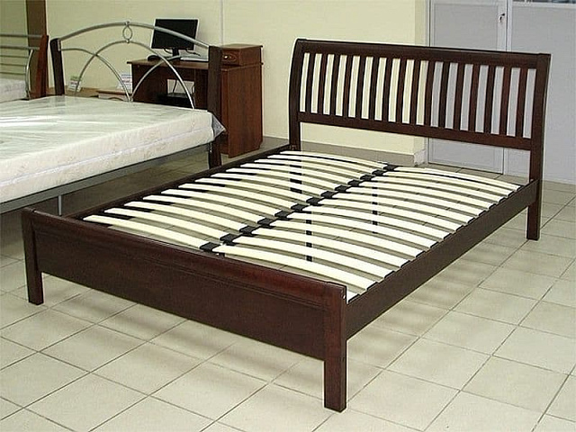 Кровать c матрасом «I-3601» 140x200, венге. Фото 2