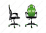 Компьютерное кресло Knight черное / зеленое. Фото 1