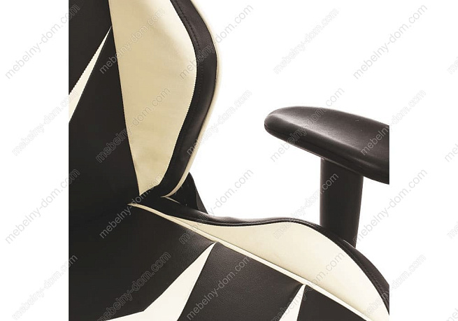 Компьютерное кресло Racer черное / бежевое. Фото 6