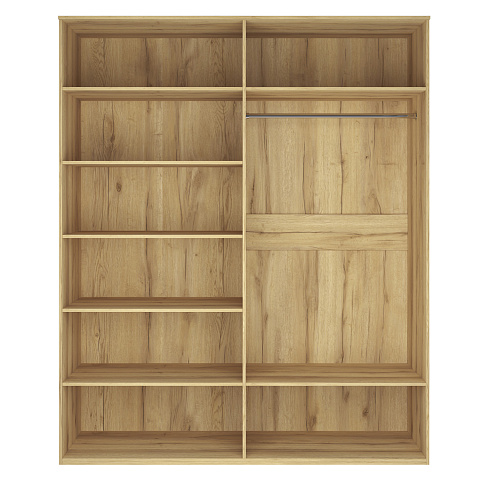 Шкаф Вега Сапфир 4дв, белый глянец. Фото 4